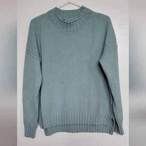 Vintage 90s Women's Light Blue Sweater- Large